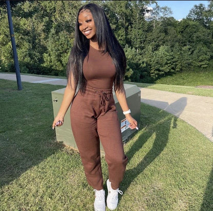 Versatile Slim Fit T-shirt + Loose Jogging Pant Sets
