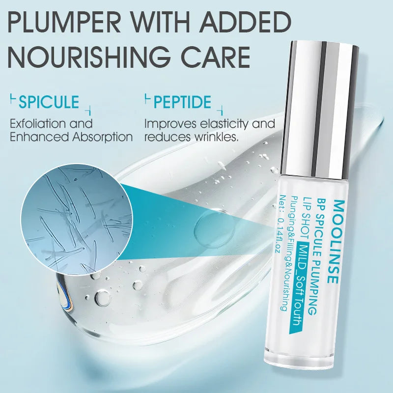 BP Spicule Plump Lip Shot Instantly Volumis Increase Lip Elasticity Long-lasting Moisturize Lip Plumper Gloss Sexy Beauty Makeup