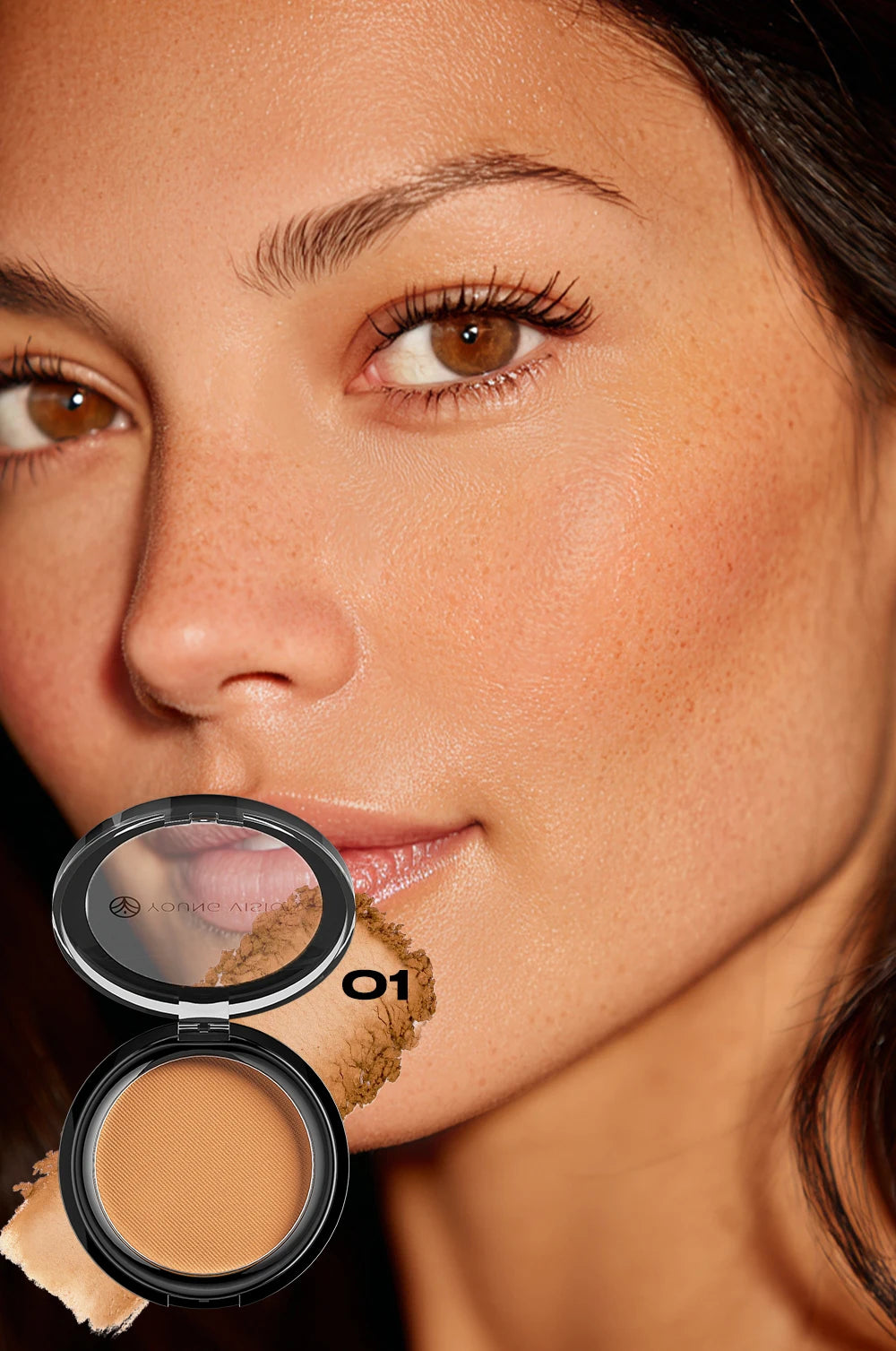 Silky Matte Bronzer Setting Makeup Contour Powder Long lasting 3D Face Shaping Concealer Deep Contouring Nose Shadow Palette