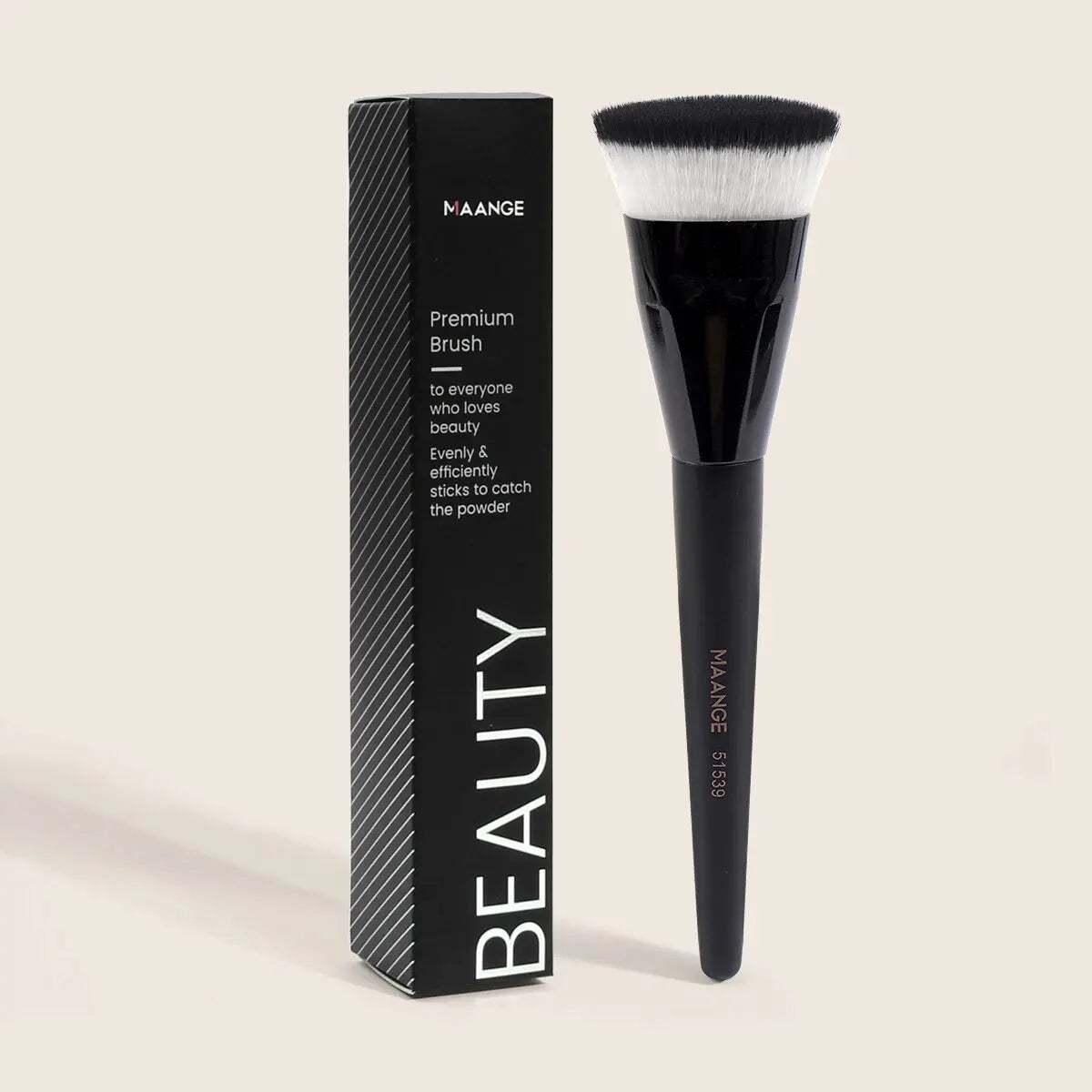 Flat Head Foundation Brush With Box Powder Blush Concealer Makeup Brush Skin-friendly Makeup Tool