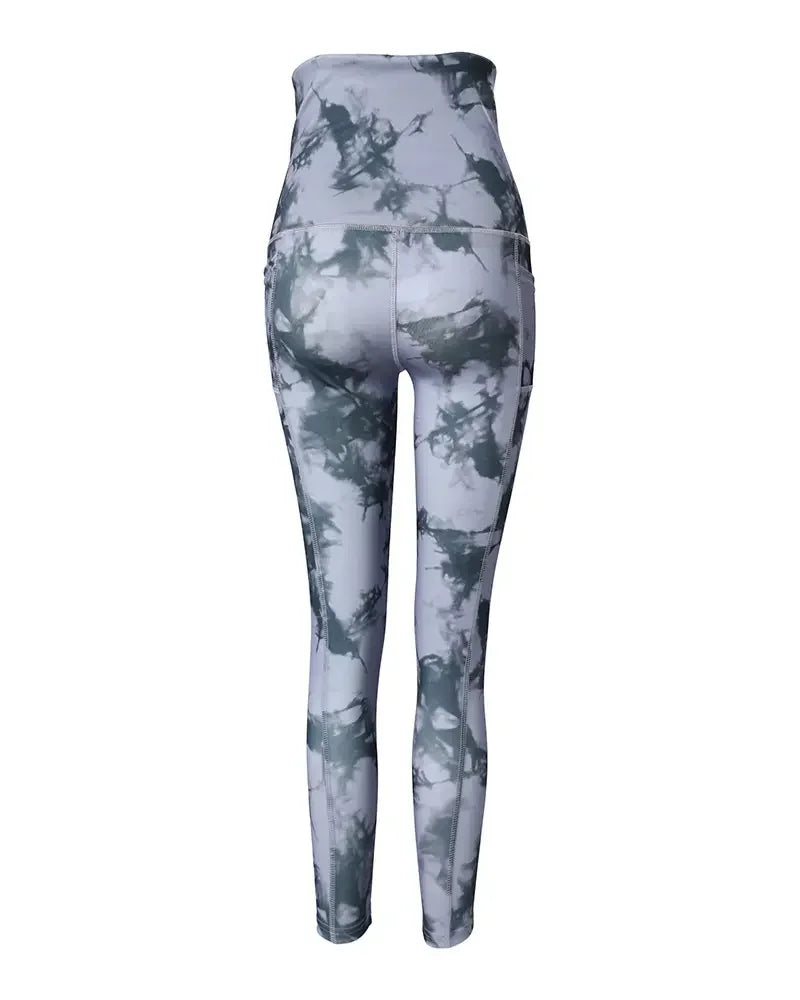 Pamela Tie Dye Long Yoga Pants (Skinny)