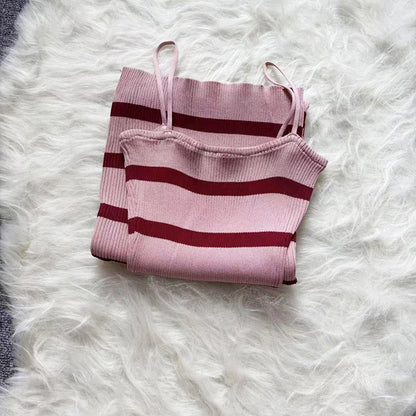 Striped Bodycon Beach Sundresses