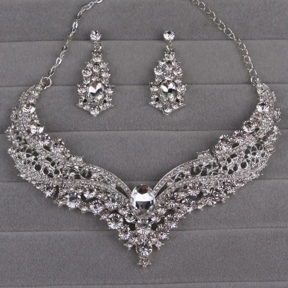 Ayo Necklace + Earring Luxury Shiny Jewelry Sets