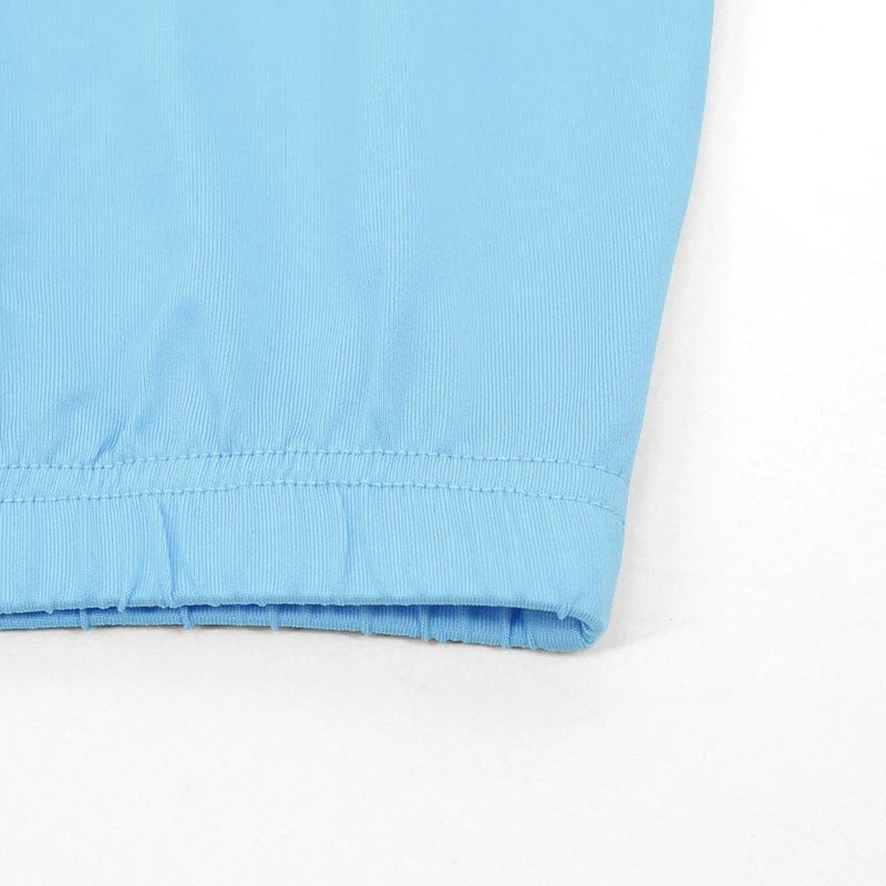 Short Sleeve O-Neck Crop Top + High Waist Skirt Sets