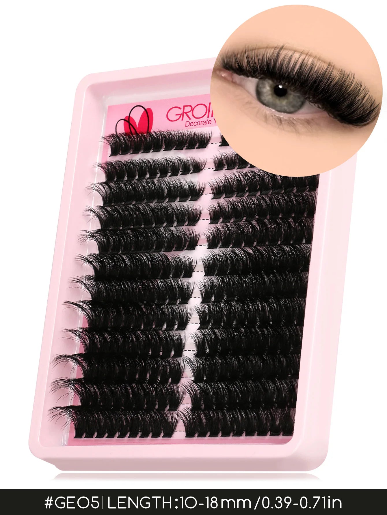 Fluffy Clusters Lashes DIY Eyelashes Makeup