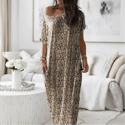 Beach Outfits Pockets Casual Vintage Maxi Dresses