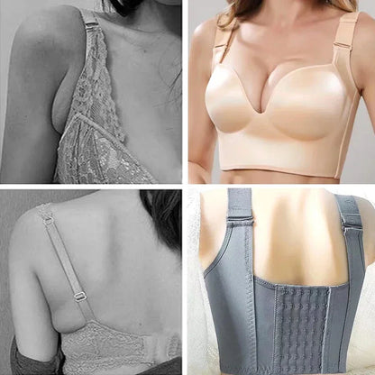 Back Full Coverage Wire Free Smooth Push Up Bra (Shapers)