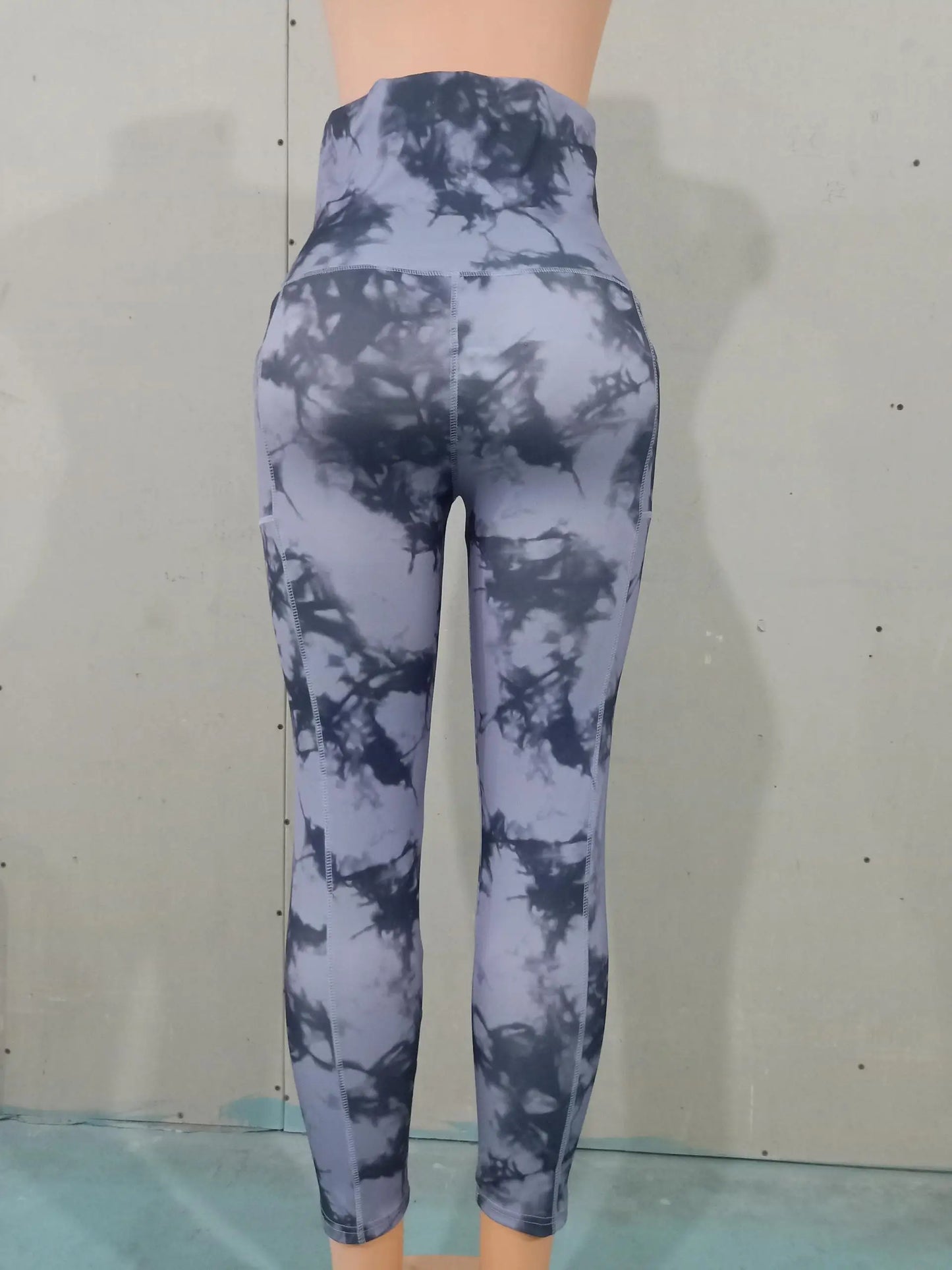 Pamela Tie Dye Long Yoga Pants (Skinny)