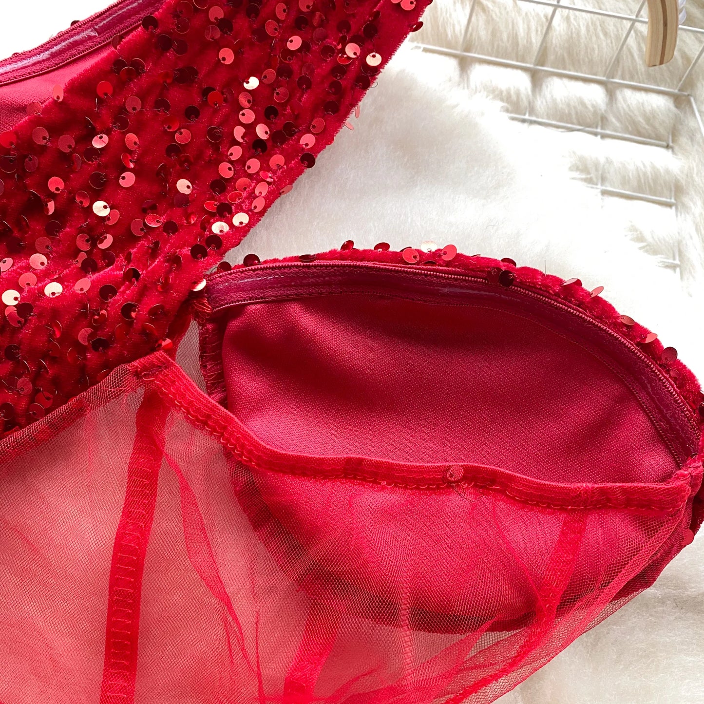 Glamour Off-Shoulder Sequin Dresses