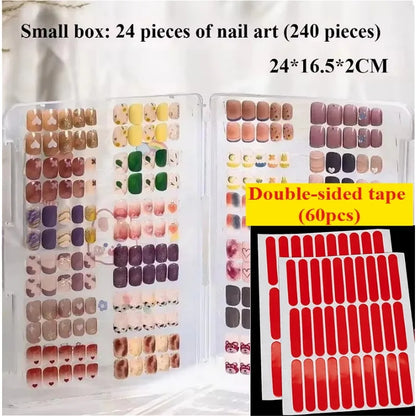 Nail Wear Storage Box Dustproof Transparent Storage Book Nail Plate Style Works Display Color Card Book Nails Supplies tool new