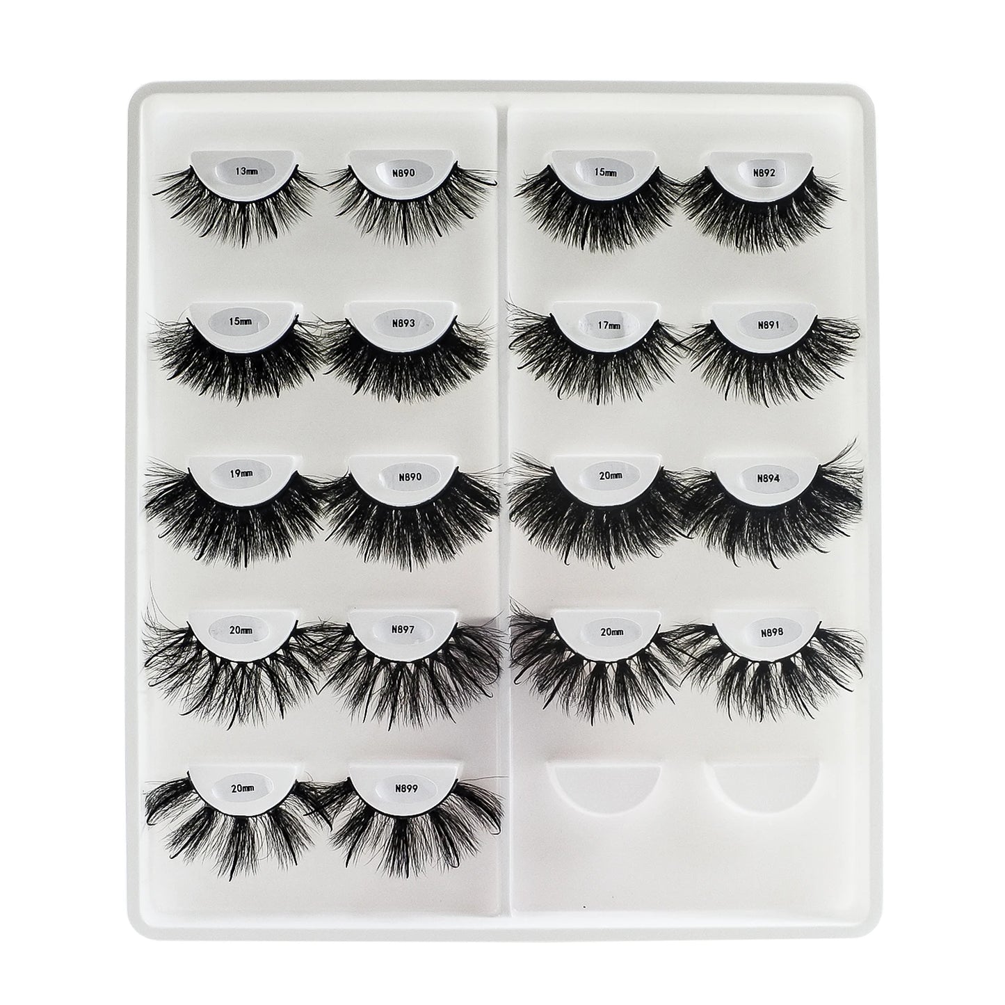 Faux Mink Lash Spikes Wispy Thick Natural Full Strip Lashes New Makeup Fluffy Mink Eyelashes