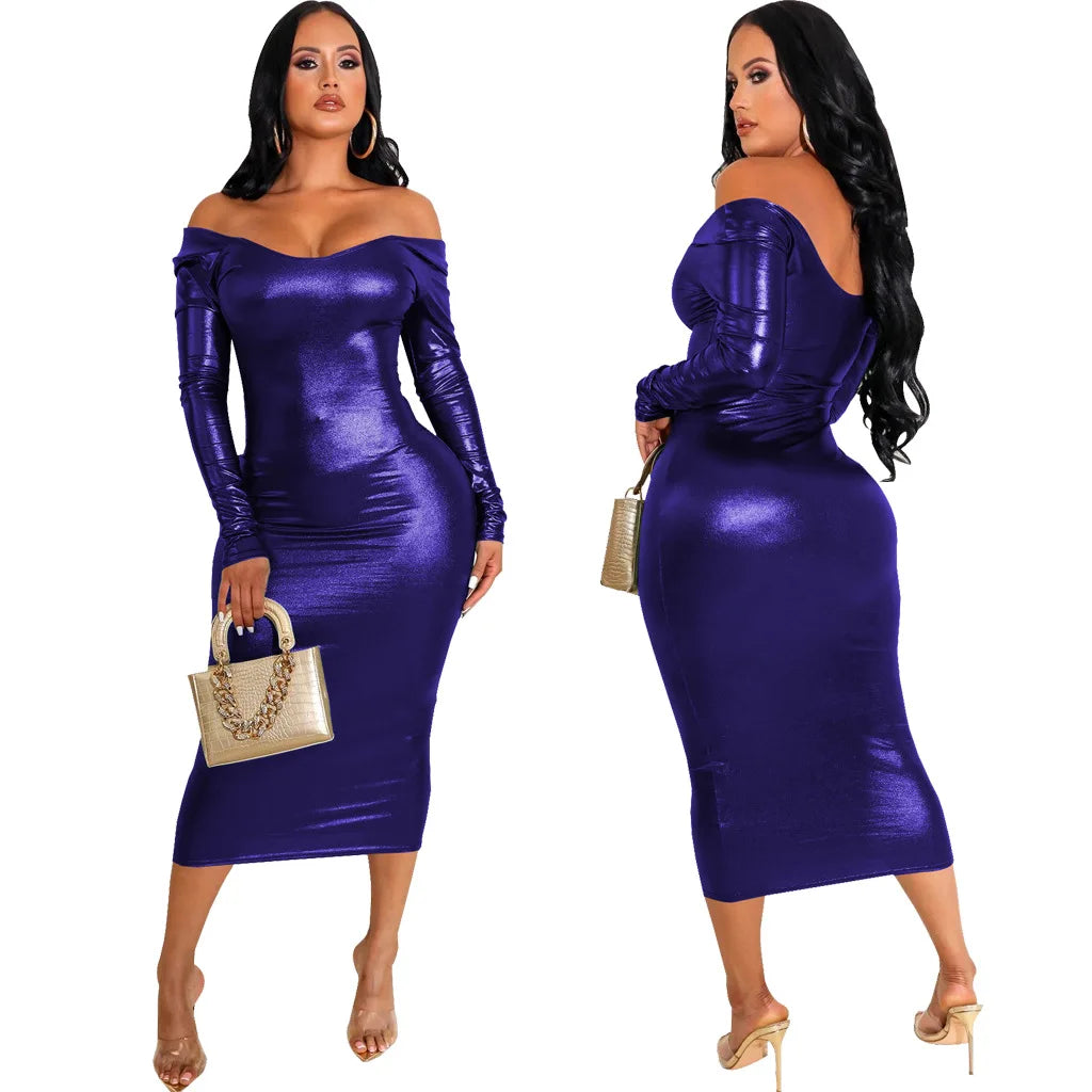 Solid color tube top midi dresses SMR11401