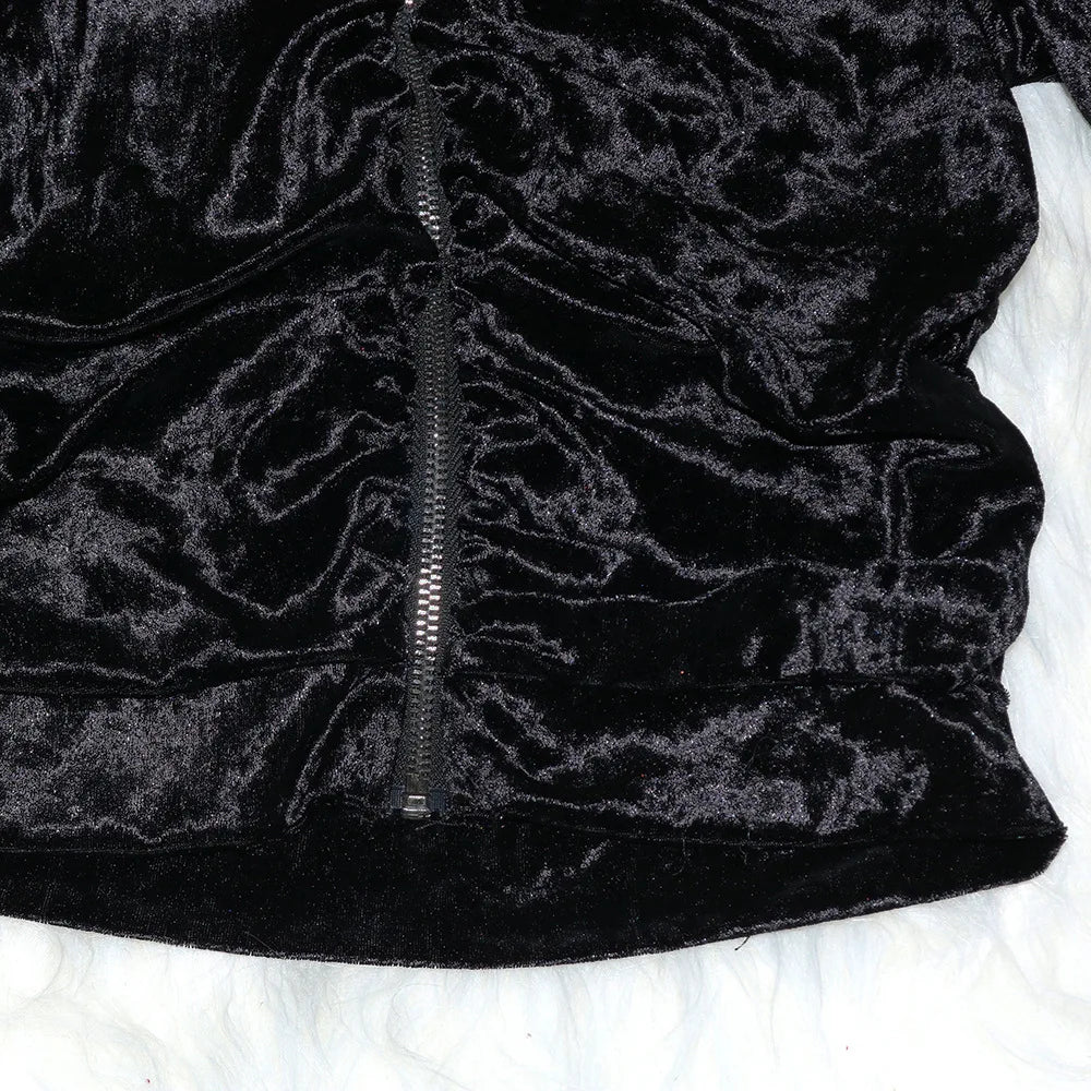 New Winter Fashion Zipper Tops + Slim Pencil Pant Sets