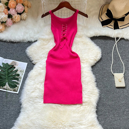 New Fashion Y2K Diamonds Bodycon Mini Dresses