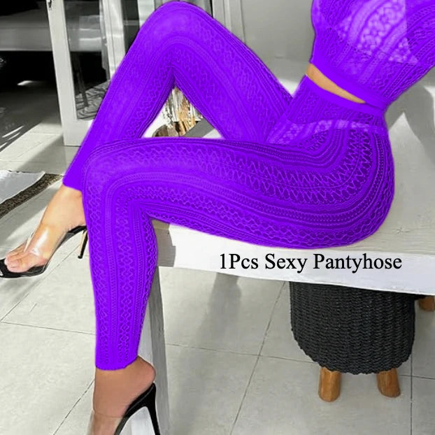 1Pcs Pantyhose (no top) Tights Colorful Hoisery Legging