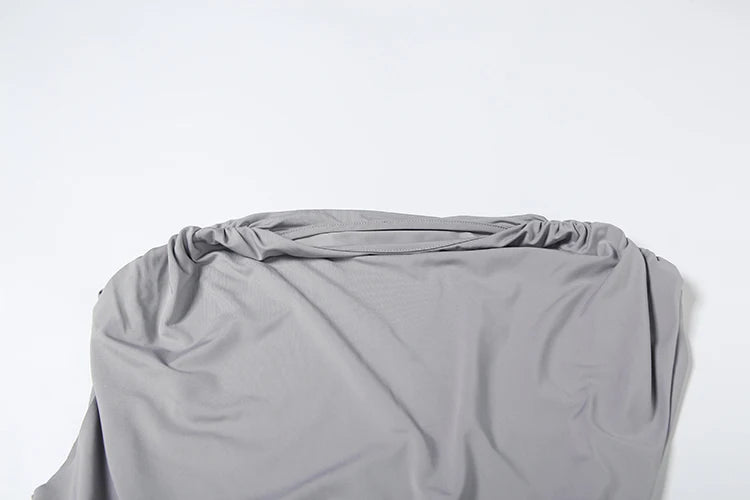 Tank Tops+Side Ribbon Skirts Stretch Matching Outfits