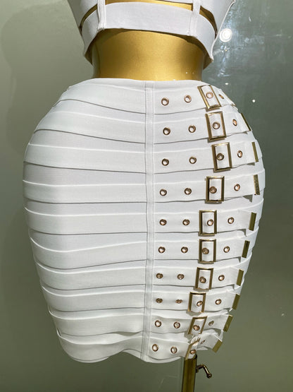 New Arrival Bandage Tops + Pencil Skirt Sets