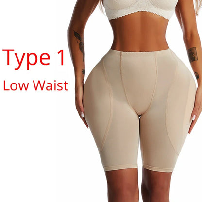 Control Panties Shapewear Butt Padded Lifting Up Body Shaper Panty Hip Enhancer Briefs Sponge Padded Buttocks Bigger