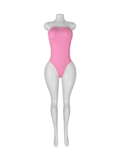 Ribbed Bodycon Bodysuits Tops + Jogger Pants (2 pcs.)