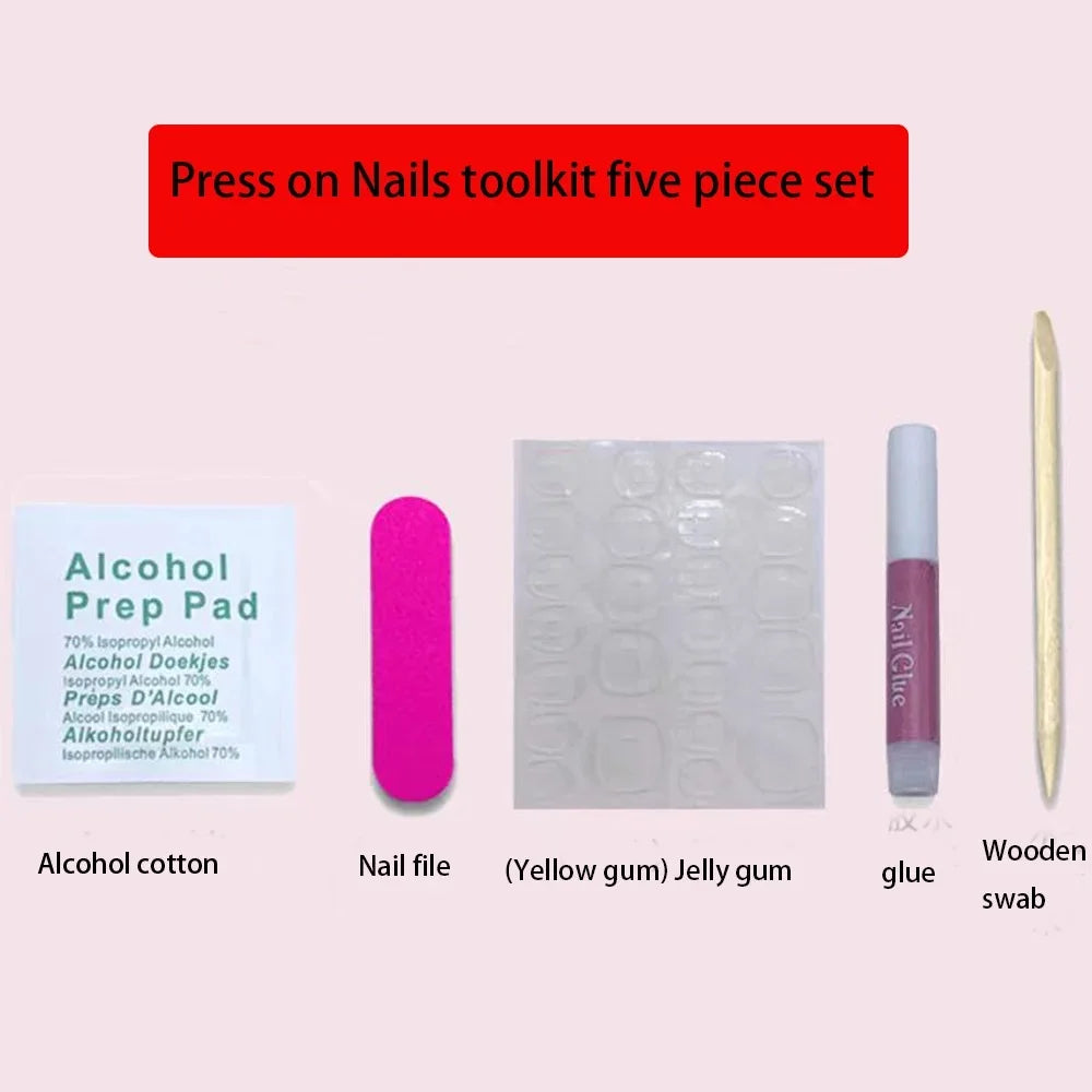 10pcs High Quality Press on Nails Green Starry Sky Shining Eyes Nail Equipment Nails