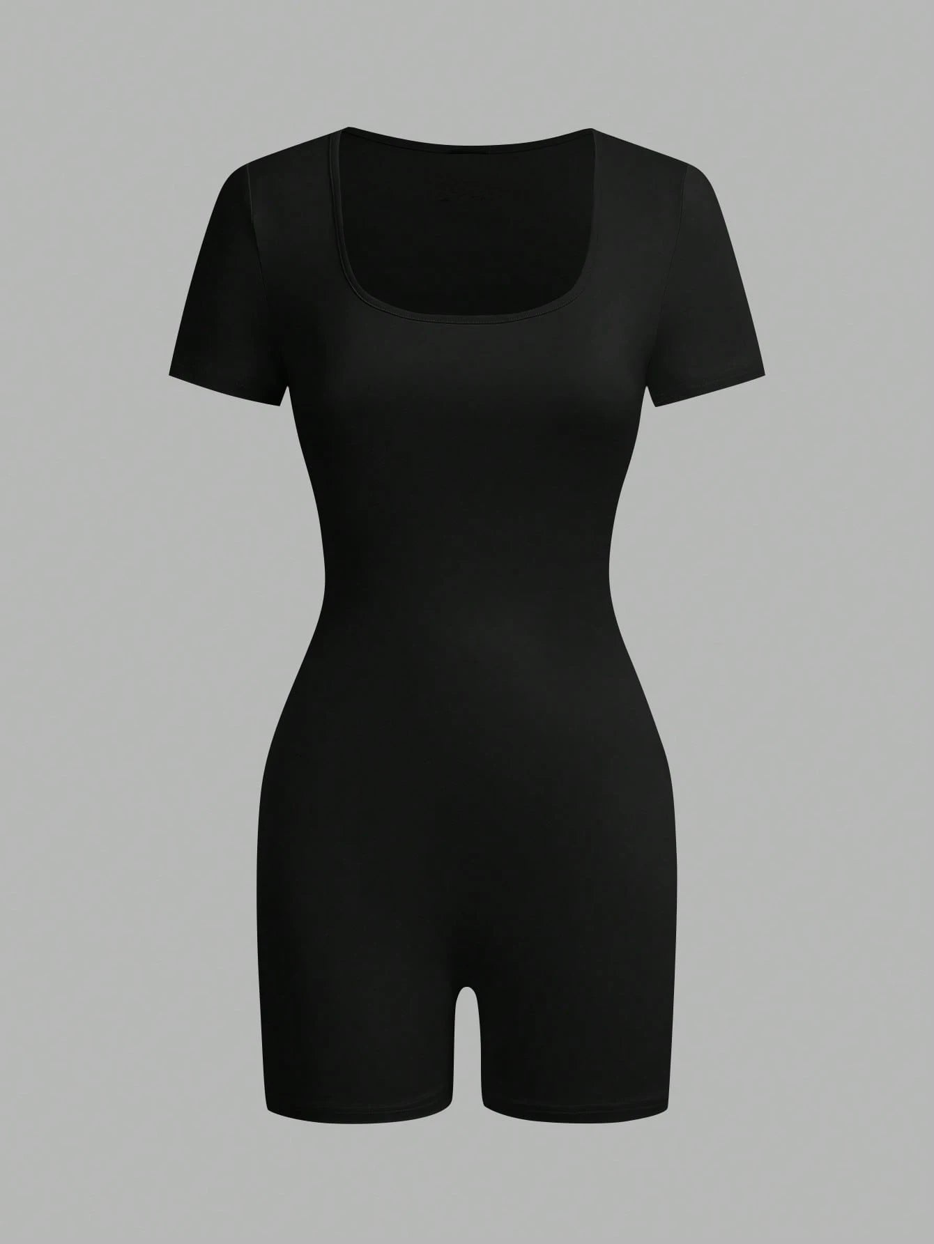 American short-sleeved outdoor and sports clothing, yoga integrated sports suit, women's fitness stretchy tight-fit