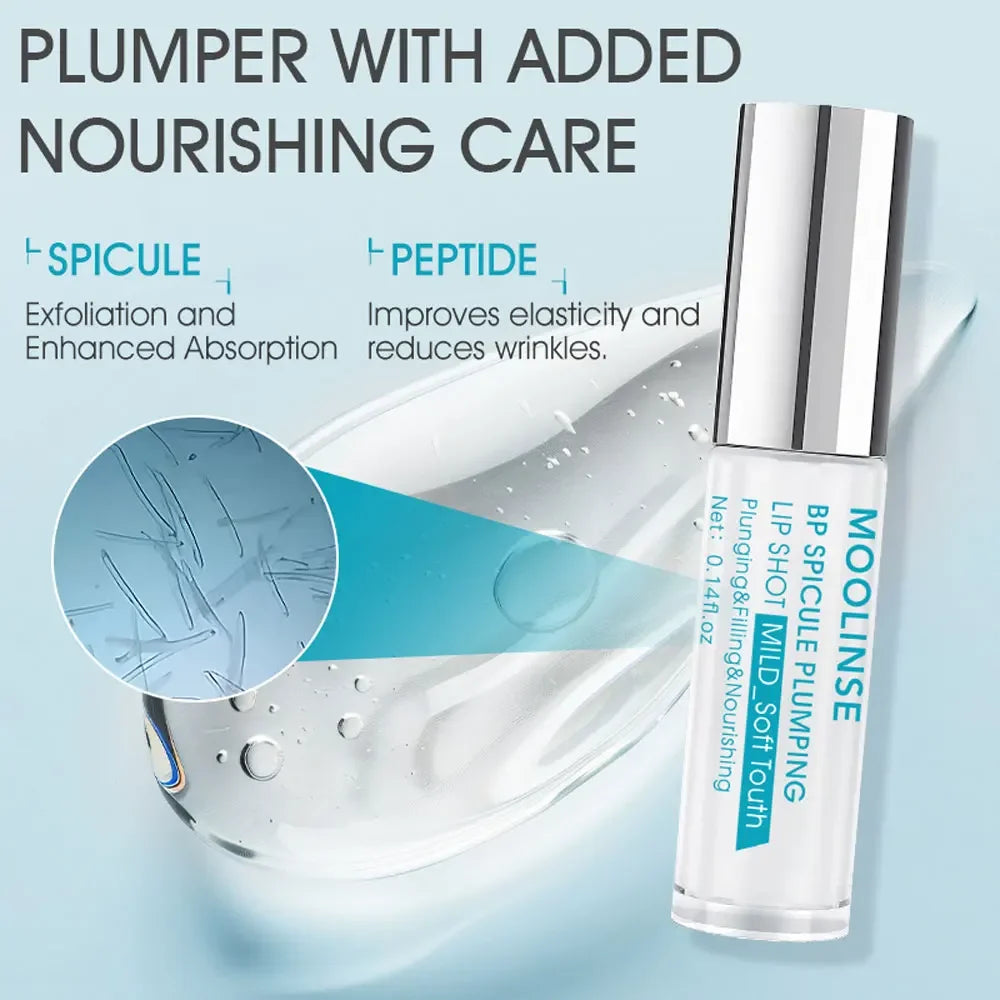 BP Spicule Plump Lip Shot Instantly Volumis Increase Lip Elasticity Long-lasting Moisturize Lip Plumper Gloss Sexy Beauty Makeup