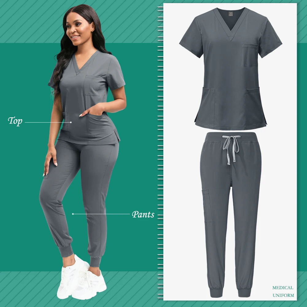 Medical Scrubs, Beauty Spa, Pet Clinic Store (Veterinary), Dentistry Work Clothes Sets