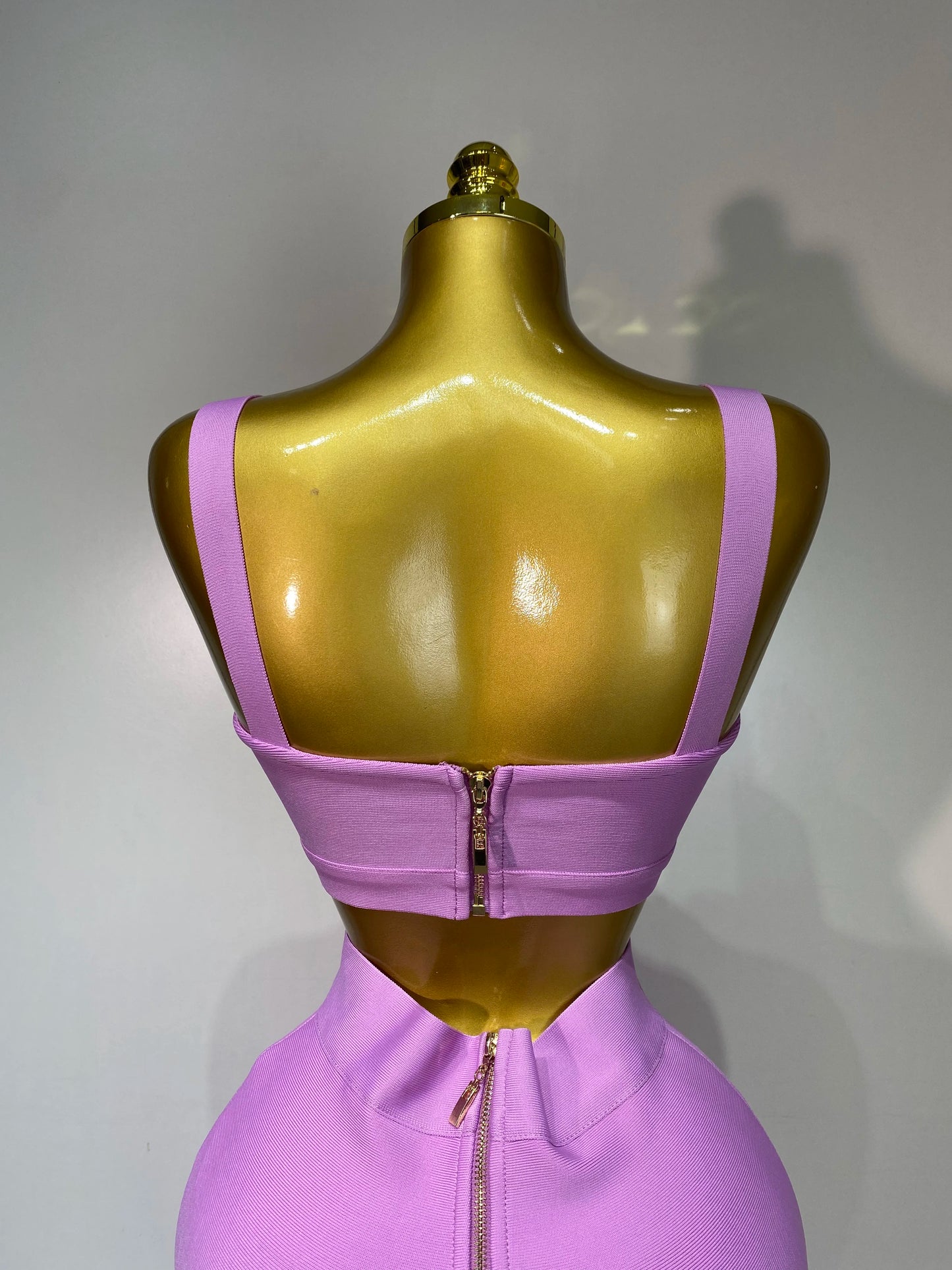 Luxury Bandage Crop Top + Pant Set  ﻿