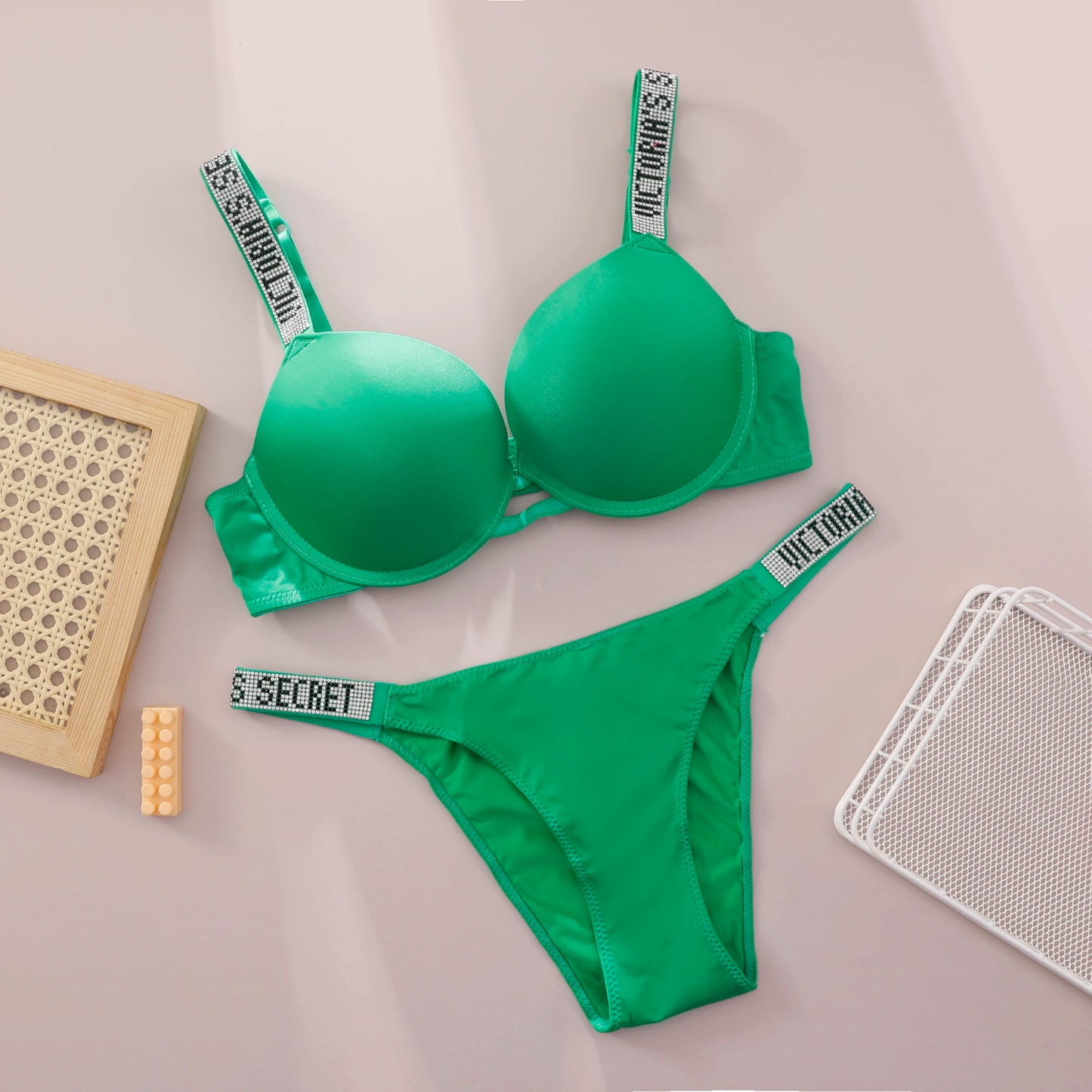 Victoria Secret Comfortable Breathable Push Up Bra + Panty Set