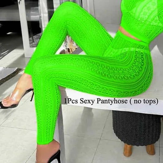 1Pcs Pantyhose (no top) Tights Colorful Hoisery Legging