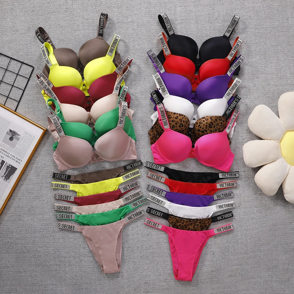 Victoria Secret Comfortable Breathable Push Up Bra + Panty Set