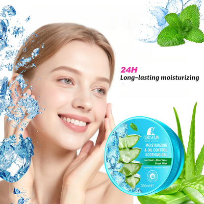 ROUSHUN Aloe Vera Gel Hydrating Moisturizing Gel Delicate Nourishing Cream