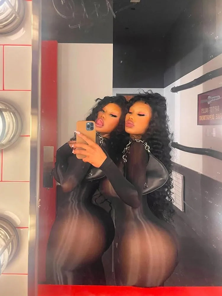 Shiny Tights Pantyhose Jumpsuit Seamless See Through Smooth One-Piece Stockings