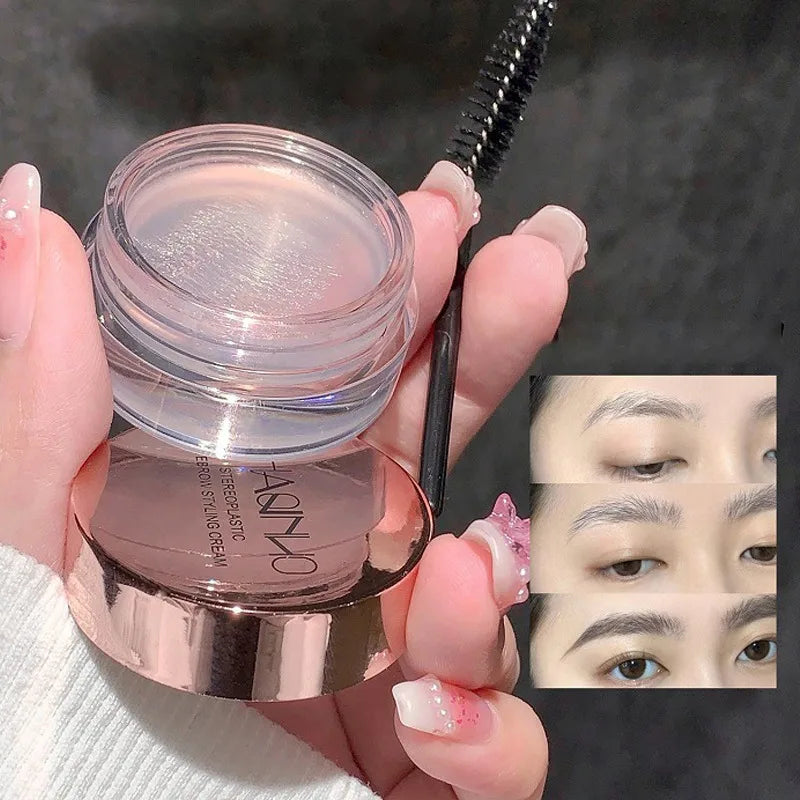 Three-dimensional Eyebrow Shaping Soap Eyebrow Gel Texture Creates Natural Eyebrows Styling Cream Waterproof Quick-Dry Makeup
