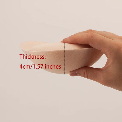 6cm Sponge Padded Bra Thick Push Up Bra Pads Inserts Women Underwear Breast Lift Breathable Bra Pad Lining Swimsuit Insert