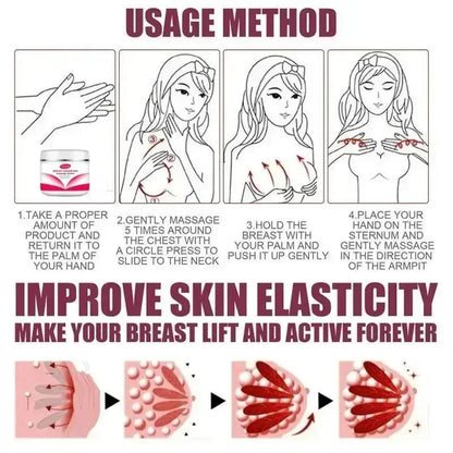 Natural Breast Enlargement Cream Boobs Enhancement Oil Bust Enlarging Bigger Chest Massage Lift Firming Up Size Bust Body Care