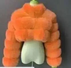 Luxury Fashion Women's Faux Fur Coat (zipper)