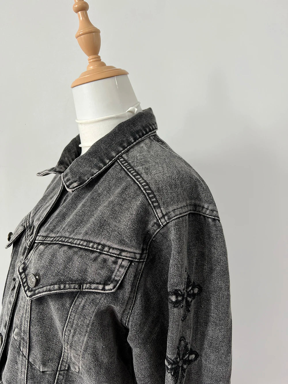 Jenny New Retro Denim Jacket (Washed)