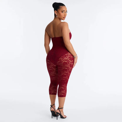 Lace See Through Bodycon Jumpsuits for Woman