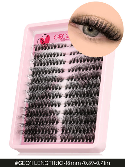 Fluffy Clusters Lashes DIY Eyelashes Makeup