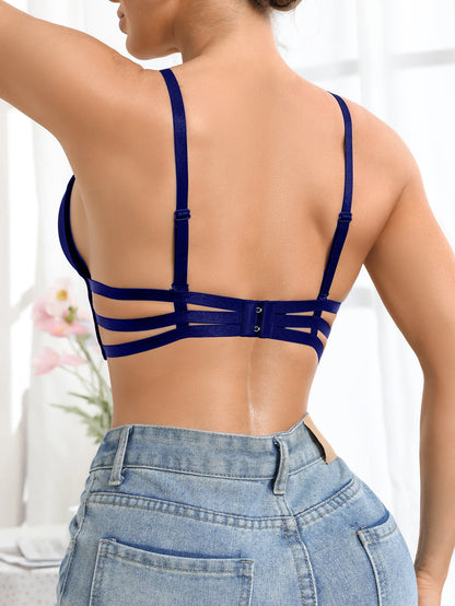 Fashionable Bra Minimalist  Comfortable, Underwire Deep V Push up Bra