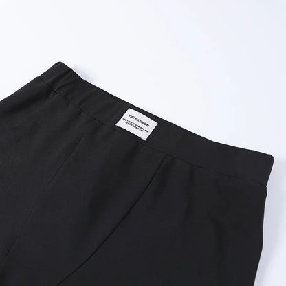 Round Neck Long Sleeved 3/4 + Shorts Sets