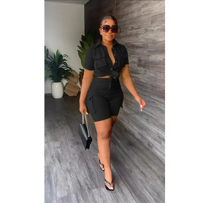 Women Two Piece Short Sets