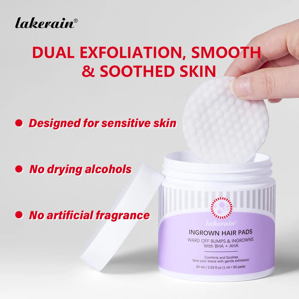 Ingrown Hair Pads Aftershave Treatment Pads To Help Prevent Razor Bumps