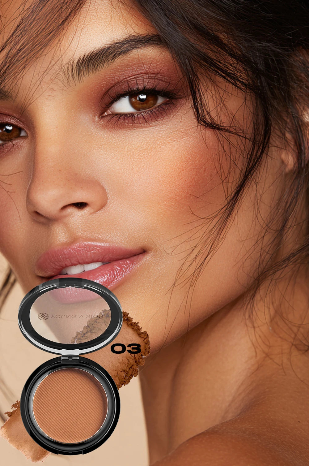 Silky Matte Bronzer Setting Makeup Contour Powder Long lasting 3D Face Shaping Concealer Deep Contouring Nose Shadow Palette