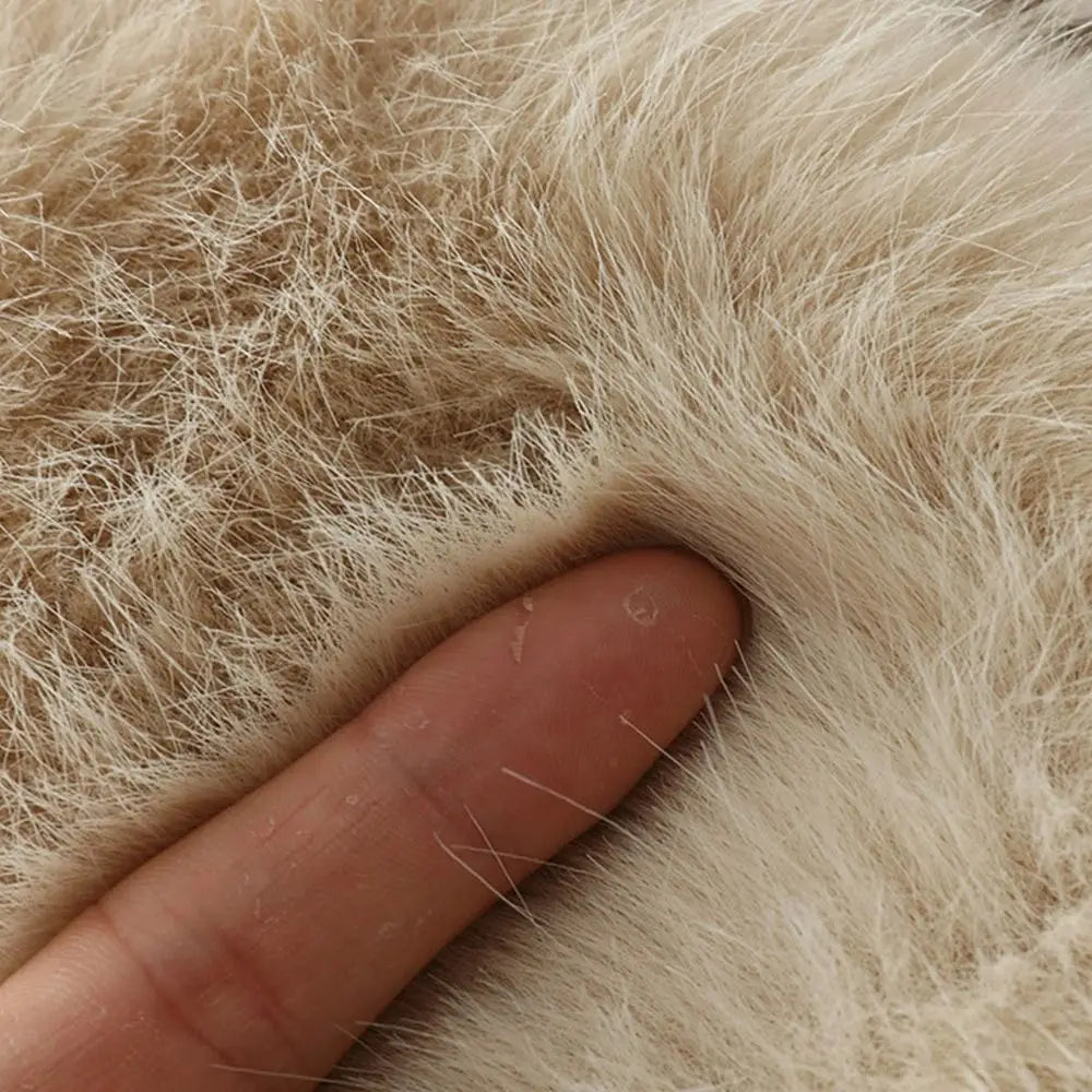 Windproof Gloves Soft Full Fingers Winter Warm Mittens For Cold Weather