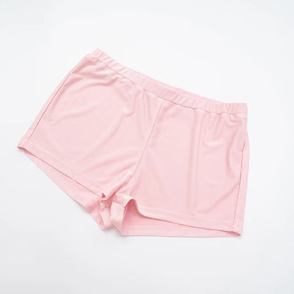 Halter Bandage Swing Collar Tank Tops + Short Sets