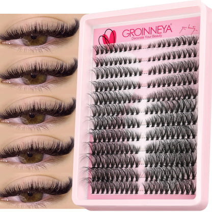 Fluffy Clusters Lashes DIY Eyelashes Makeup