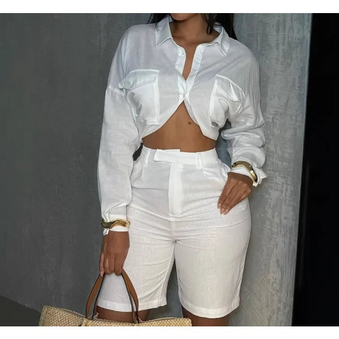 Women Two Piece Short Sets