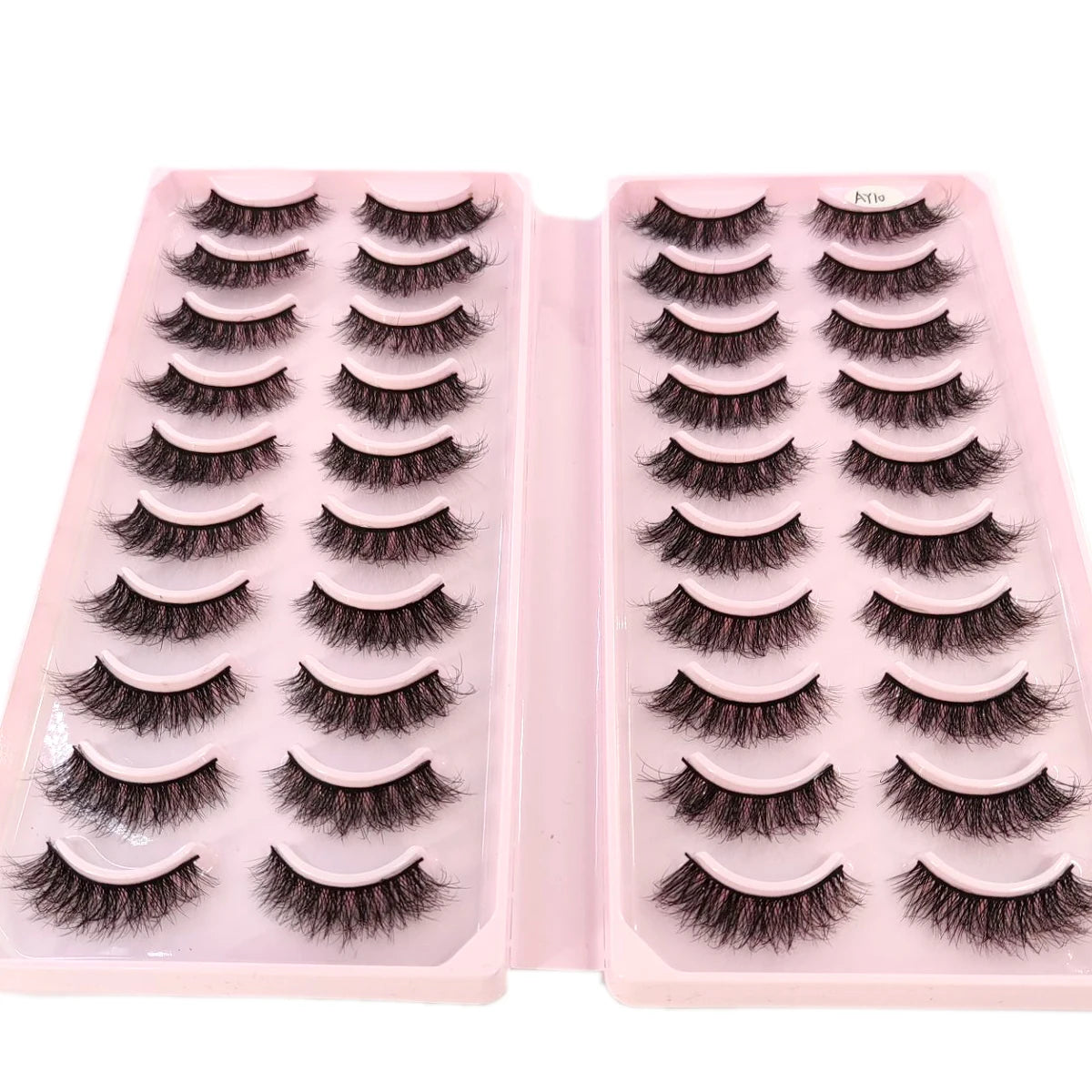 20 Pairs Natural long 3D Mink False Short Eyelashes